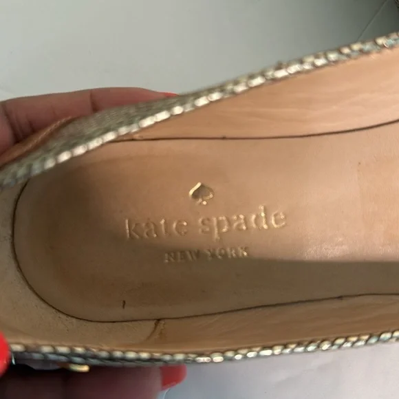 KATE SPADE Two Toned Flats size 6.5 - Picture 7 of 8
